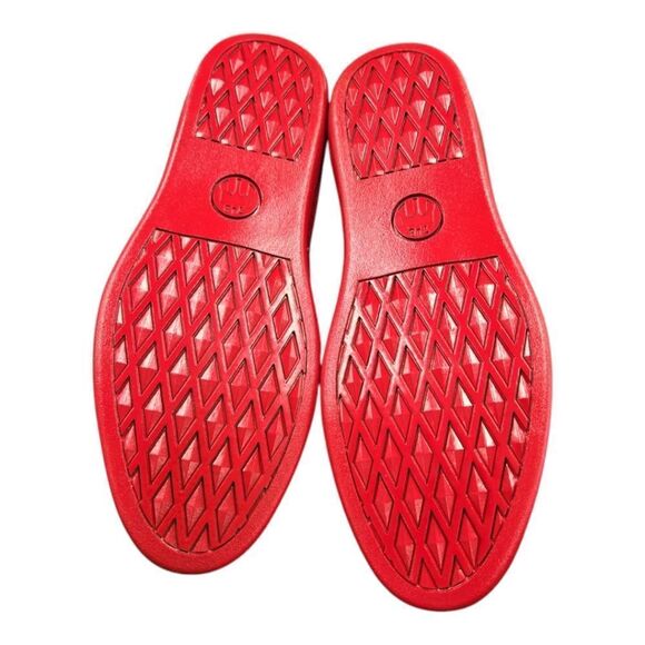 BROOKLYN MEN\'S RED MID TOPS WITH PAISLEY SUEDE BY GLOBE FOOTWEAR. 6933 main image 5